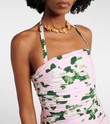 Bedrucktes Midikleid aus Jersey | Carolina Herrera