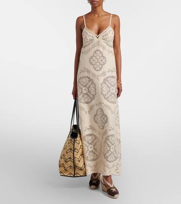 VLogo Large raffia tote bag | Valentino Garavani
