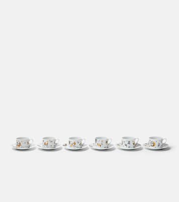 Astronomici set of 6 teacups and saucers | Fornasetti