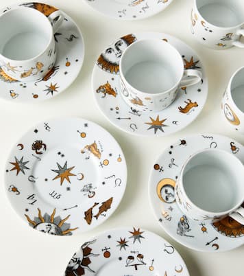 Astronomici set of 6 teacups and saucers | Fornasetti
