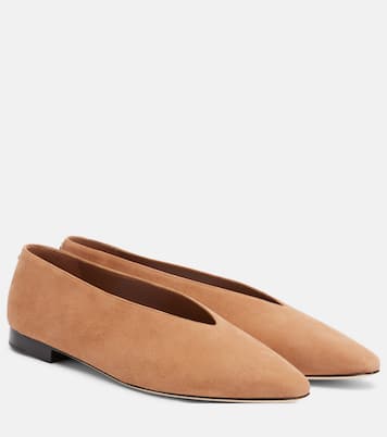 Margot suede ballet flats | Jimmy Choo