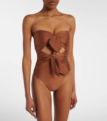 Maillot de bain à découpes et nœud | Zimmermann