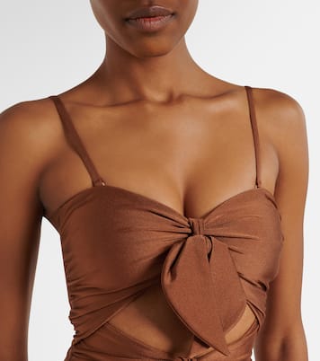 Maillot de bain à découpes et nœud | Zimmermann