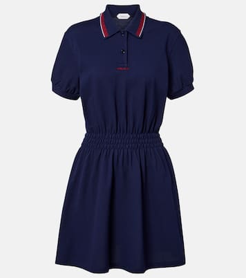 Greca cotton piqué polo dress | Versace