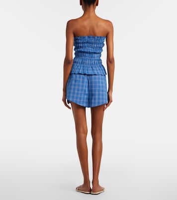 Leya plaid cotton shorts | Faithfull