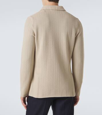 Double-breasted virgin wool blazer | Lardini