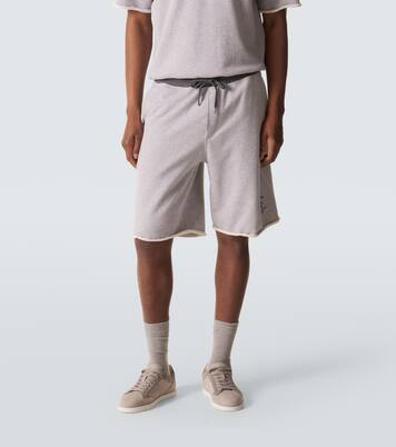 Cotton jersey shorts  | Brunello Cucinelli