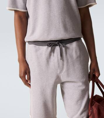 Cotton jersey shorts  | Brunello Cucinelli