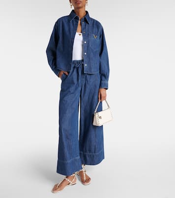 Sandalen Rockstud aus Leder | Valentino Garavani