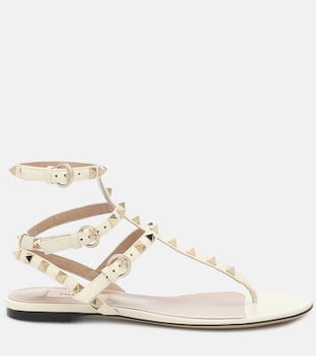 Sandalen Rockstud aus Leder | Valentino Garavani