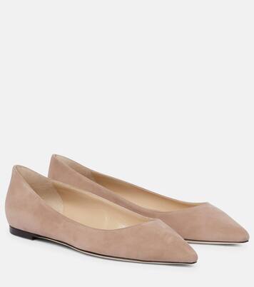 Romy suede ballet flats | Jimmy Choo
