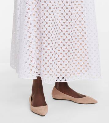 Romy suede ballet flats | Jimmy Choo