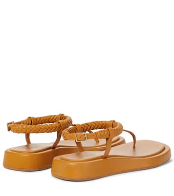 GIA/RHW Zehensandalen Rosie 03 aus Leder | Gia Borghini