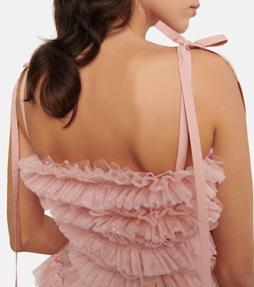 Robe en tulle à plumetis | REDValentino