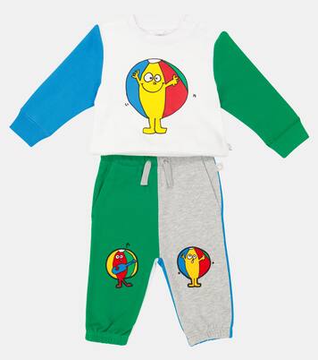 Baby sweatshirt and sweatpants set | Stella McCartney Kids