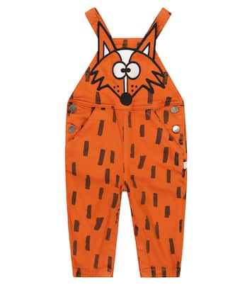 Baby printed denim overalls | Stella McCartney Kids