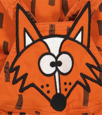 Baby printed denim overalls | Stella McCartney Kids