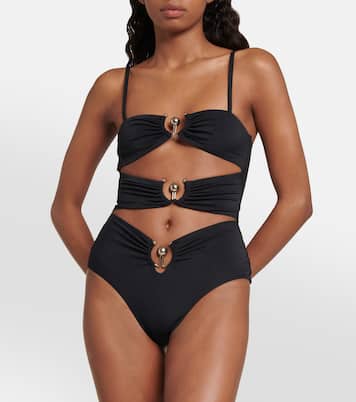 Badeanzug Pierced Orbit | Christopher Esber