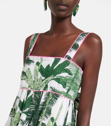 Robe midi imprimée en coton | Juliet Dunn
