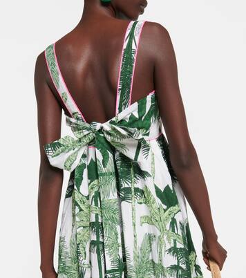 Robe midi imprimée en coton | Juliet Dunn