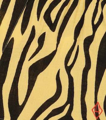 Calm Pants animal-print cotton shorts | The Animals Observatory