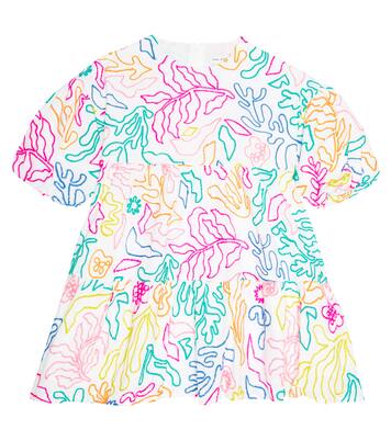 Embroidered cotton and linen dress | Marc Jacobs Kids