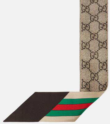 Foulard GG en soie | Gucci