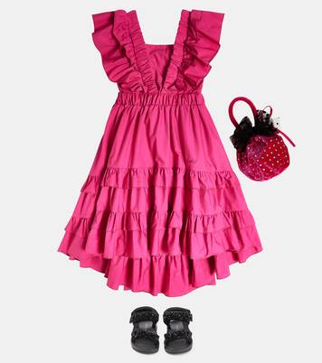 Borsa embellished velvet bucket bag | Monnalisa