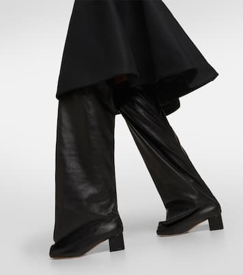Bowe leather over-the-knee boots | Khaite