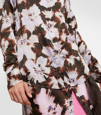 Hemd aus Seidensatin | Dries Van Noten