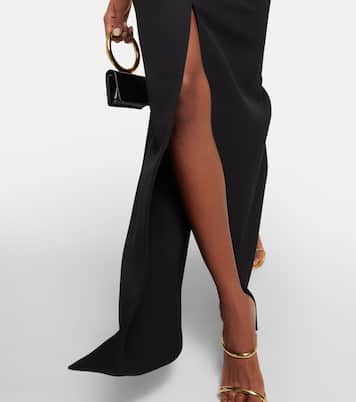 Elowen 하이라이즈 크레이프 맥시 스커트 | Safiyaa