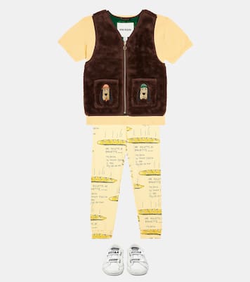 Leggins in jersey di cotone con stampa | Mini Rodini