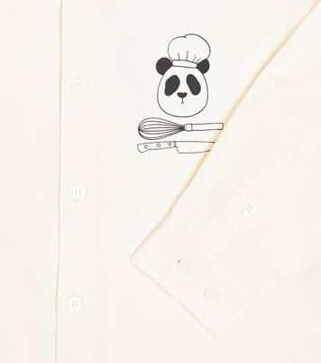 Chef Panda cotton shirt | Mini Rodini