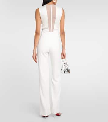 Bridal Soho flared jumpsuit | Galvan