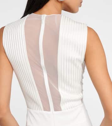 Bridal Soho flared jumpsuit | Galvan