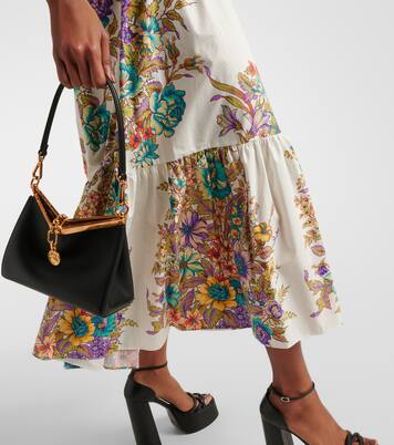 Robe longue en coton à fleurs | Etro