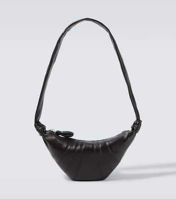 Croissant Small leather shoulder bag | Lemaire