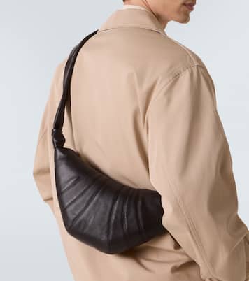 Croissant Small leather shoulder bag | Lemaire