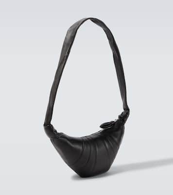 Croissant Small leather shoulder bag | Lemaire