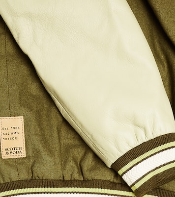 Giacca varsity in cotone con logo | Scotch & Soda Kids