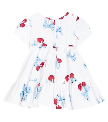 Baby Bedrucktes Kleid aus Baumwollpopeline | Monnalisa