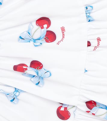 Baby Bedrucktes Kleid aus Baumwollpopeline | Monnalisa