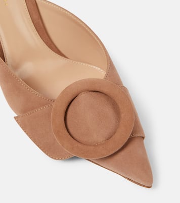 Mules aus Veloursleder | Gianvito Rossi
