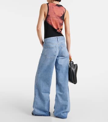 Low-Rise Wide-Leg Jeans Clara | Agolde