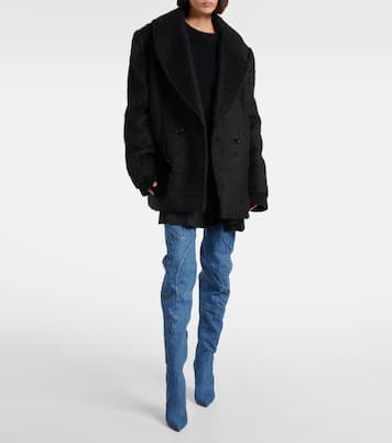 Kate Botta Alta 100 denim over-the-knee boots | Christian Louboutin