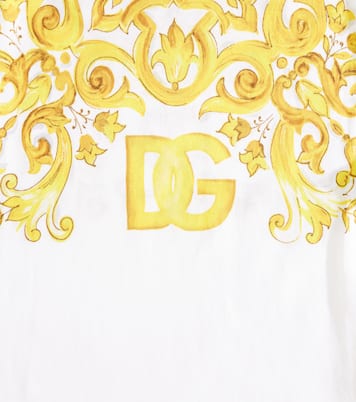 Majolica cotton jersey T-shirt | Dolce&Gabbana Kids