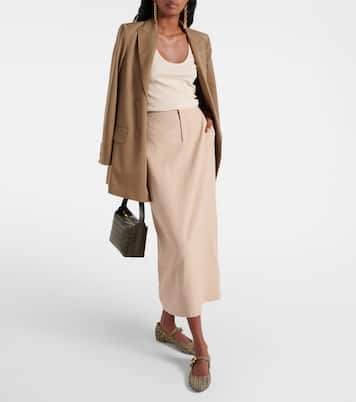 Maxirock aus einem Leinengemisch | Vince