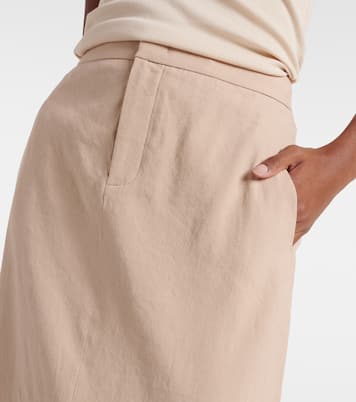 Maxirock aus einem Leinengemisch | Vince