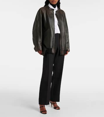 Kengia leather bomber jacket | The Row