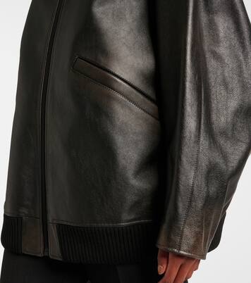 Kengia leather bomber jacket | The Row